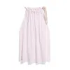 Manakaa Project Women's Pink / Purple Cord Top Silk - Rosé In Pink/purple