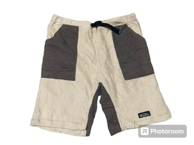 Pre-owned Manastash 90's  Fleece Short Pant Style In Brown