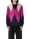 Manastash Aberdine Chevron-patterned Cardigan