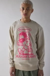 Manastash Be Prepared Graphic Crew Neck Sweatshirt In Sand, Men's At Urban Outfitters In Gray