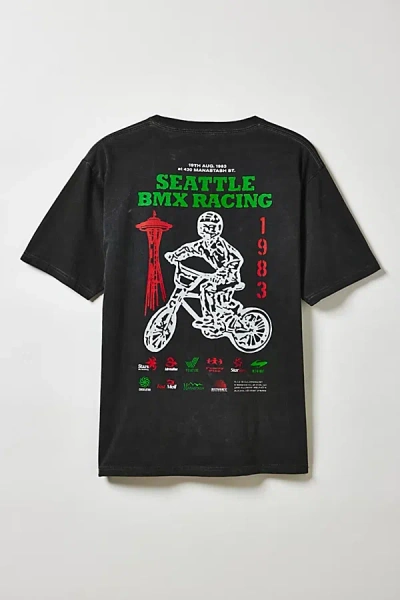 Manastash Bmx Graphic Tee In Charcoal, Men's At Urban Outfitters