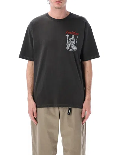 Manastash Bmx Racing T-shirt In 黑色