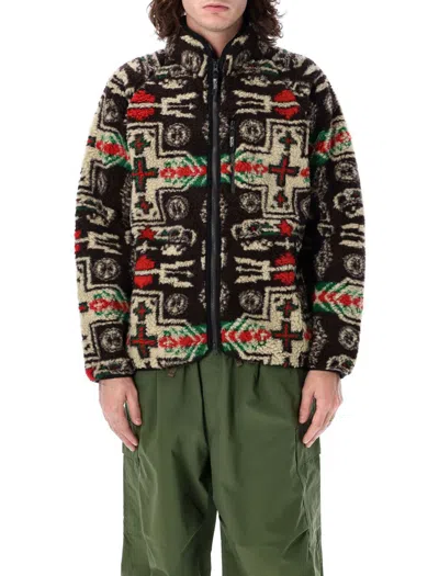 Manastash Chimayo Fleece Jacket In Brown