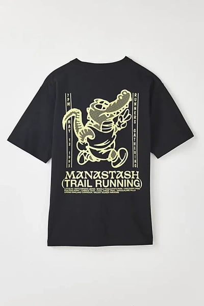 Manastash Crocodile Graphic Tee In Black, Men's At Urban Outfitters