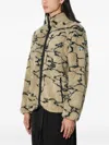 Manastash Fleece Pattern Zip-up Sweater In Neutral