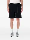 Manastash Flex Climber Elasticated Drawstring Shorts In Black