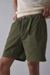 Manastash Flex Climber Wide Leg Short In Olive, Men's At Urban Outfitters In Green