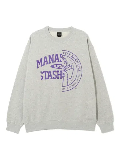 Manastash 学院风logo卫衣