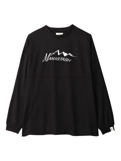 Manastash Logo-print Long-sleeve T-shirt