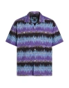 Manastash Man Shirt Purple Size L Cotton In Multi
