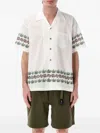 Manastash Manaloha Short Sleeve Shirt In 白色