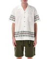 Manastash Manaloha Short Sleeve Shirt In White