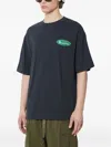 Manastash Mountain-logo T-shirt In Black