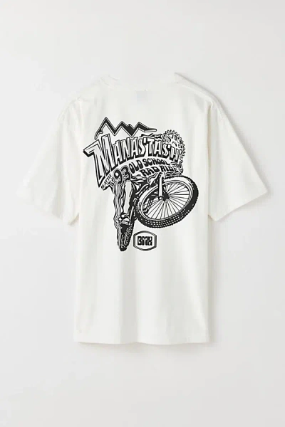 Manastash Rad Ride Graphic Tee In White, Men's At Urban Outfitters
