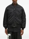 Manastash Ribbed Bomber Jacket In Black