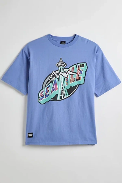 Manastash Seattle Tee In Violet, Men's At Urban Outfitters In Blue