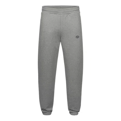 Manava Men's Grey Relaxed Logo Jogger