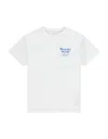 Manava Men's White Signature ' World' Printed T-shirt In White