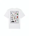Manava Women's White London T-shirt In White