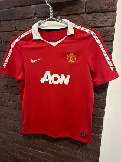 Pre-owned Manchester United X Nike Manchester United Jersey 2010 In Red