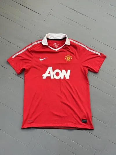 Pre-owned Manchester United X Nike Manchester United Soccer Jersey In Red