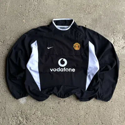 Pre-owned Manchester United X Nike Vintage Manchester United Training Jacket In Black