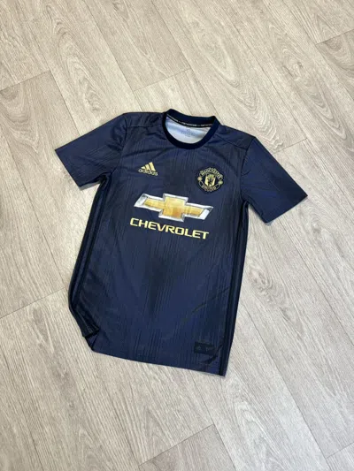 Pre-owned Manchester United X Soccer Jersey Adidas Manchester United 2018/19 Soccer Jersey In Black