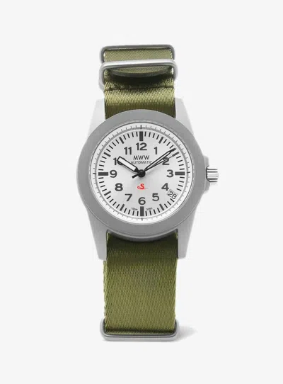 Pre-owned Manchester Watch Works Mww Rattler Field Watch Seiko Sus Homage Titanium