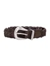 Mancini 1979 John Suede Belt In Brown