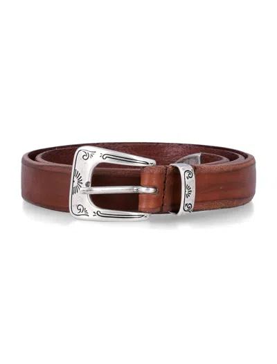 Mancini 1979 The William 2.5 Cm Belt - Refined And Versatile In Brown