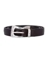Mancini 1979 William Leather Belt In Brown