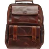 Mancini Buffalo Backpack For 15.6" Laptop In Brown