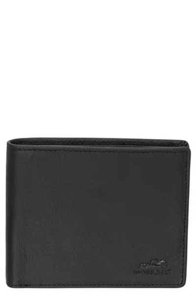 Mancini Buffalo Rfid Wallet With Coin Pocket In Black