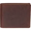 Mancini Buffalo Rfid Wallet With Coin Pocket In Brown