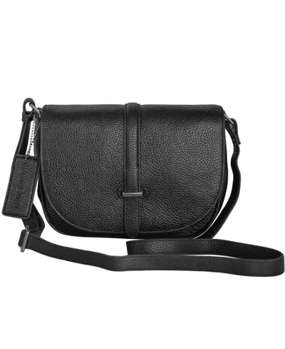 Mancini Lisa Mini Crossbody Bag In Black