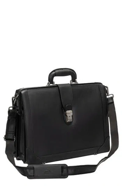 Mancini Litigator Rfid Briefcase In Black