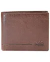 Mancini Men's Bill-fold Wallet In Brown