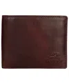 Mancini Men's Bill-fold Wallet In Brown