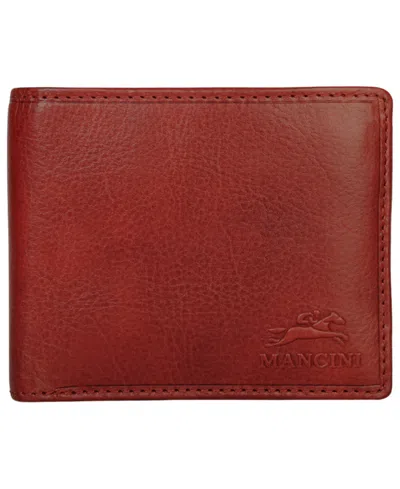 Mancini Men's Bill-fold Wallet In Brown