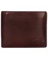 Mancini Men's Bill-fold Wallet In Brown
