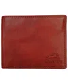 Mancini Men's Bill-fold Wallet In Brown