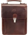 Mancini Men's Buffalo Back Organizer Bag In Brown
