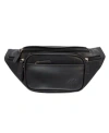 Mancini Men's Classic Waist Bag In Black