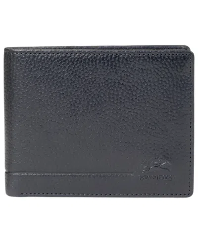 Mancini Men's Fifth Avenue Rfid Secure Billfold Wallet In Black