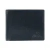 Mancini Men's Leather Bellagio Rfid Bifold Wallet With Zipper Coin Pocket In Black