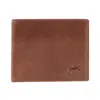 Mancini Men's Leather Bellagio Rfid Bifold Wallet With Zipper Coin Pocket In Brown