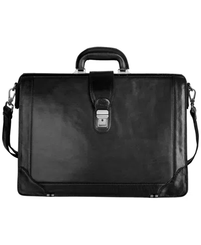 Mancini Men's Litigator Medium Briefcase In Black