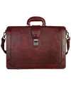 Mancini Men's Litigator Medium Briefcase In Brown