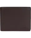 Mancini Men's Sonoma Rfid Secure Billfold Wallet In Brown