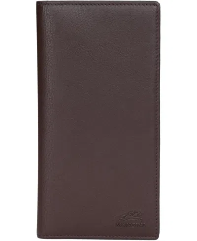 Mancini Men's Sonoma Rfid Secure Breast Pocket Wallet In Brown